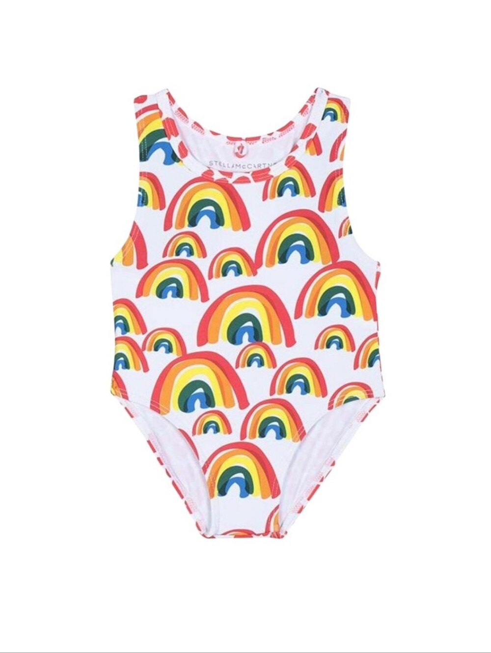 STELLA MCCARTNEY KIDS SWIMSUIT RAINBOWS HEARTS